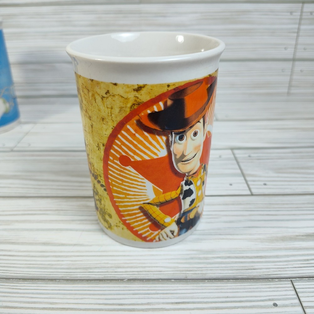 Disney Pixar Toy Story Woody & Buzz Lightyear Ceramic Coffe Cups Mug 2010 - Picture 3 of 16